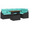 vidaXL Conjunto de Sof&aacute; de Jardim 6 unid. 5-N&uacute;mero de lugares