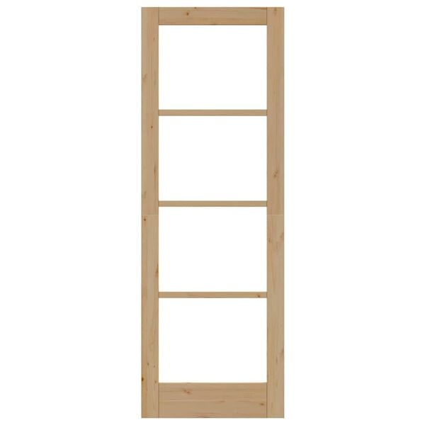 vidaXL Porta Interior com Vidro ORKDAL Castanho 73,5 x 211 cm