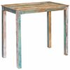 vidaXL Mesa de bar 110 x 55 x 100 cm Madeira Recuperada Maci&ccedil;a