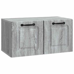 vidaXL Gabinete de TV de Parede Sonoma Cinzento 59,5 x 31 x 30 cm