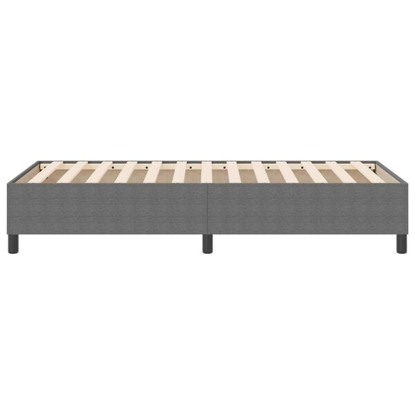 vidaXL Estrado de cama plataforma Cinzento-claro 100 x 200 cm tecido