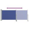 vidaXL Toldo lateral retr&aacute;til para p&aacute;tio 100x300 cm azul