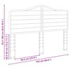 vidaXL Cabeceira Branco 160 cm Madeira processada