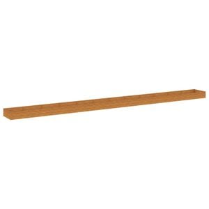 vidaXL Canteiro elevado de jardim 1150x100x36 cm a&ccedil;o corten