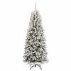 vidaXL &Aacute;rvore de Natal Artificial com 300 LEDs Branco 240 cm