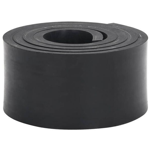 vidaXL Borda de borracha para limpa-neves 150x8x1 cm preto