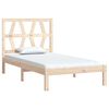 vidaXL Estrutura de cama 90 x 200 cm pinho maci&ccedil;o