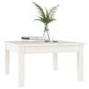 vidaXL Mesa de centro 55x55x30 cm pinho maciço branco