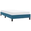 vidaXL Estrutura de cama sem colch&atilde;o 80x210 cm veludo azul-escuro
