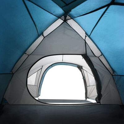 vidaXL Tenda de campismo cúpula para 4 pessoas impermeável azul