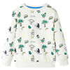 Sweatshirt para crian&ccedil;a cor cru suave 128