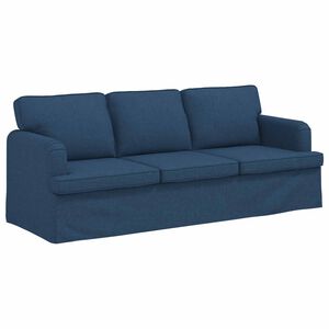 vidaXL Sof&aacute; Azul 201 x 80 x 85 cm tecido