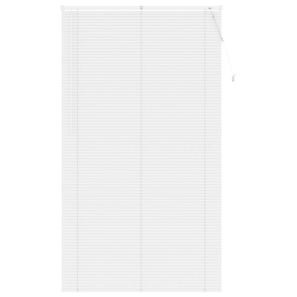 vidaXL Cortina Veneziana Manual Ajust&aacute;vel Branco 213 x 110 cm PVC