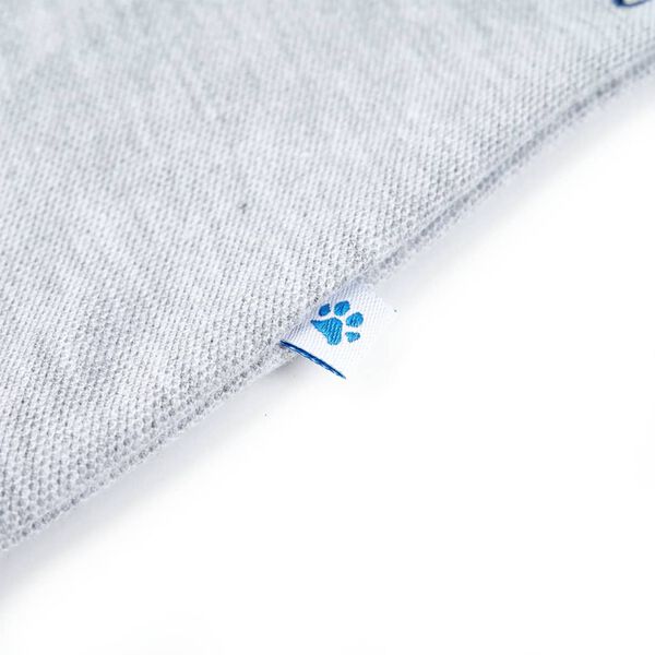 Polo para crian&ccedil;a cinzento mesclado 128
