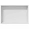 vidaXL Nichos de Chuveiro Branco 45 x 30 x 9,5 cm A&ccedil;o inoxid&aacute;vel