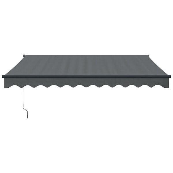 vidaXL Toldo retr&aacute;til autom&aacute;tico 3,5x2,5 m antracite