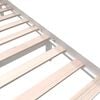 vidaXL Estrutura de cama super king 180x200 cm pinho maci&ccedil;o branco
