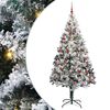 vidaXL Árvore de Natal Artificial Verde 210 cm PVC, Aço e Plástico