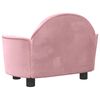 vidaXL Cama para c&atilde;es 66x40x45 cm veludo rosa