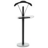 vidaXL Cabide de p&eacute; 45x35x107 cm preto e cinzento