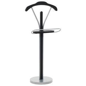 vidaXL Cabide de p&eacute; 45x35x107 cm preto e cinzento