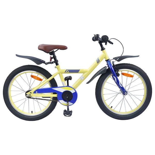 vidaXL Bicicleta Infantil 20 Polegadas para 6-11 Anos Amarelo