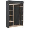 vidaXL Roupeiro 110x40x170 cm tecido cinzento