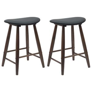 vidaXL Cadeiras de Jantar 2 pcs Marrom Claro 46 x 37 x 63 cm