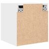 vidaXL Mesas de cabeceira de parede 2 pcs 38x34x40cm branco