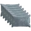 vidaXL Capa almofada 6 pcs HOUTEN Azul-Claro 50 x 75 cm