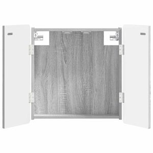 vidaXL Arm&aacute;rio para Dartboard ZWOLLE Sonoma cinzento