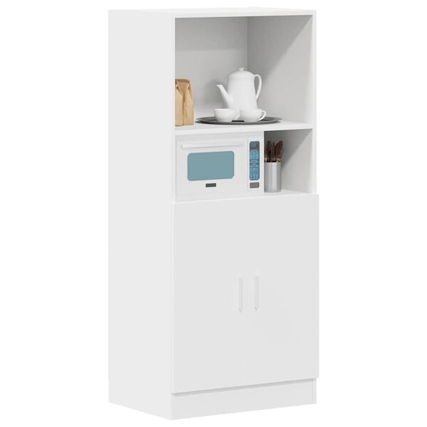 vidaXL Arm&aacute;rio de cozinha 57x41,5x131,5 cm derivados de madeira branco