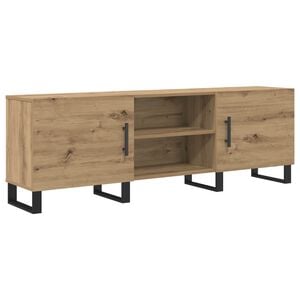 vidaXL Gabinete para TV 150 x 30 x 50 cm Carvalho Artesanal