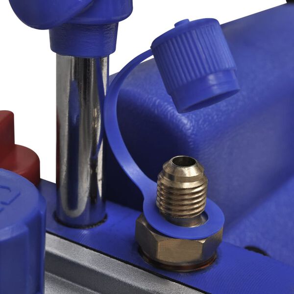 vidaXL C&acirc;mara de v&aacute;cuo com bomba de est&aacute;gio &uacute;nico 7,4 L