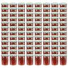 vidaXL Frascos de vidro com tampas brancas e verdes 96 pcs 400 ml