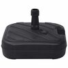 vidaXL Base para guarda-sol com areia/&aacute;gua 24 L preto