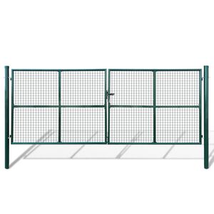 vidaXL Port&atilde;o de jardim em tela 400x150 cm