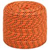 vidaXL Corda de barco 6 mm 25 m polipropileno laranja