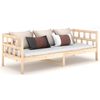 vidaXL Sof&aacute;-cama 90 x 200 cm madeira de pinho maci&ccedil;a