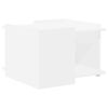 vidaXL Mesa de centro Branco 50,5 x 50 x 33 cm Derivados de Madeira