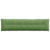 vidaXL Travesseiro para Costas Verde Claro 200 x 50 cm