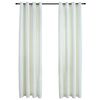 vidaXL Cortinas blackout com argolas 2 pcs 140x175 cm veludo creme