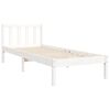 vidaXL Cama sem colch&atilde;o 90x200 cm madeira de pinho maci&ccedil;a branco