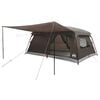 vidaXL Barraca Familiar com telhado Marrom Cinza 500 x 400 x 230 cm