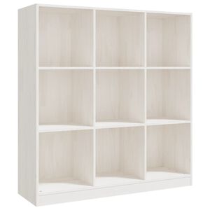 vidaXL Estante/divis&oacute;ria 104x33,5x110 cm pinho maci&ccedil;o branco