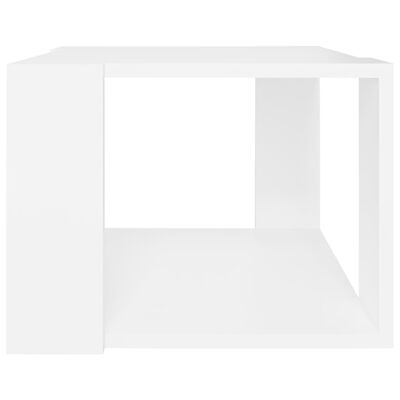 vidaXL Mesa de centro 40x40x30 cm madeira processada branco