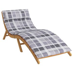 vidaXL Almofada para Espregui&ccedil;adeira Solar Tecido Oxford Multicolor
