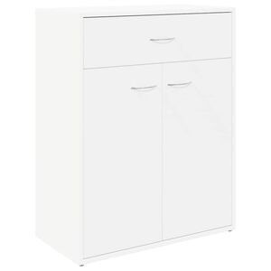 vidaXL Aparador 60x30x75 cm contraplacado branco