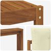 vidaXL Conjunto de Sof&aacute;s para Exterior 7 pcs Natural e Creme