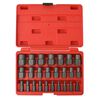 vidaXL 25 pcs conjunto de extratores de parafusos multi ranhuras a&ccedil;o